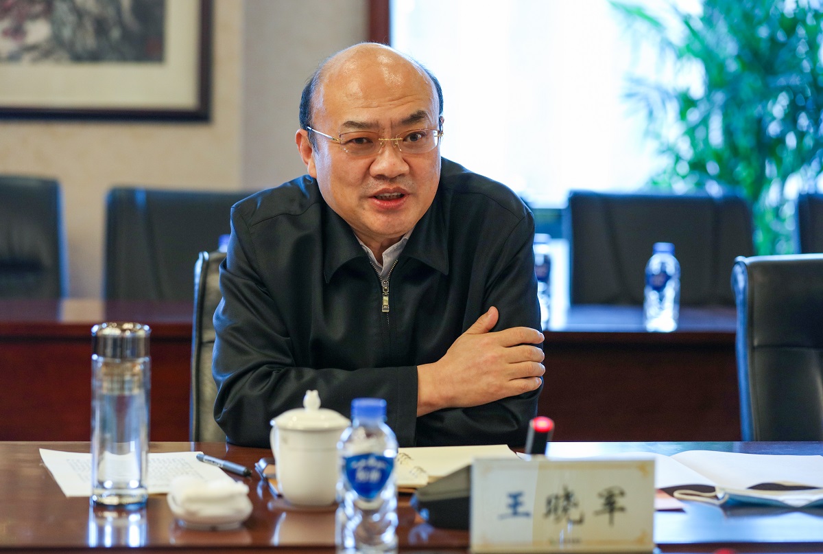 周勇董事长会见东营市委常委常务副市长王晓军